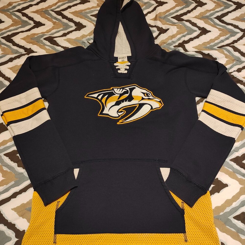Pull Hockey Nashville Predators NHL Taille L Ado ou XS adulte
